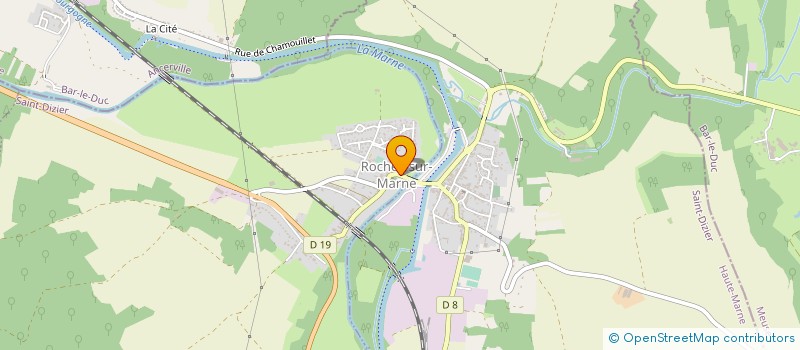 localisation de l'entreprise MADAME BETTY LAMONTAGE à ROCHES-SUR-MARNE