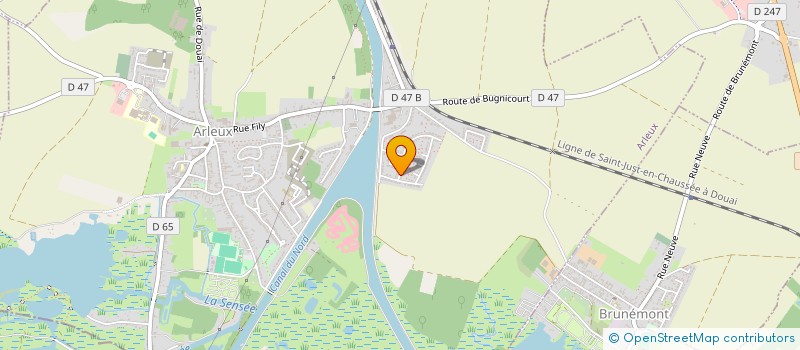 localisation de l'entreprise MADAME BETTY LAMOUR  ARLEUX