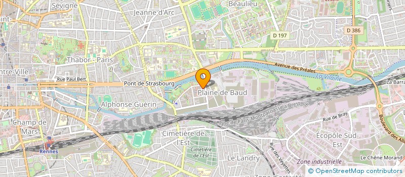 localisation de l'entreprise MADAME BETTY LE CORRE  RENNES