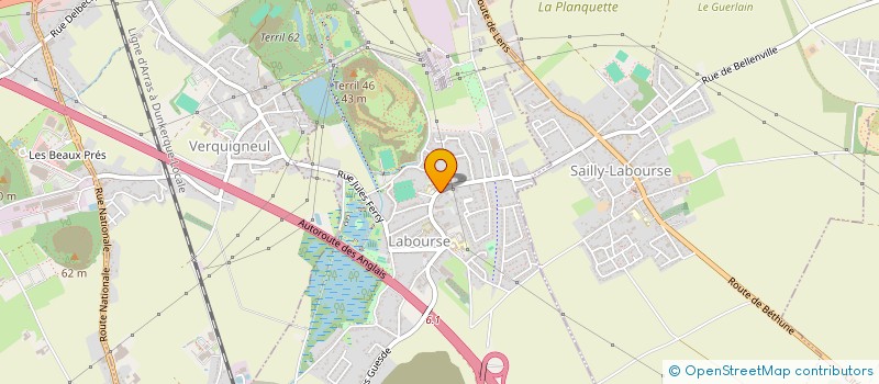 localisation de l'entreprise MADAME BETTY LEFEBVRE  LABOURSE