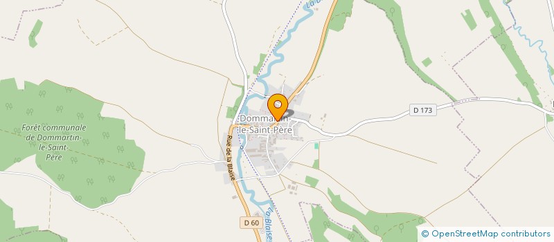 localisation de l'entreprise MADAME BETTY LEMAIRE à DOMMARTIN-LE-SAINT-PERE
