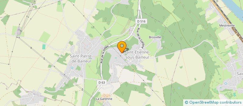 localisation de l'entreprise MADAME BETTY LEONE ODETTE LESAGE  SAINT-ETIENNE-SOUS-BAILLEUL