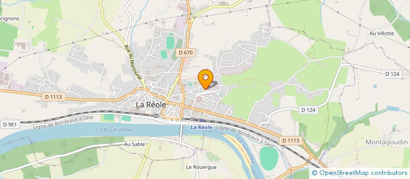 localisation de l'entreprise MADAME BETTY LESPINE  LA REOLE