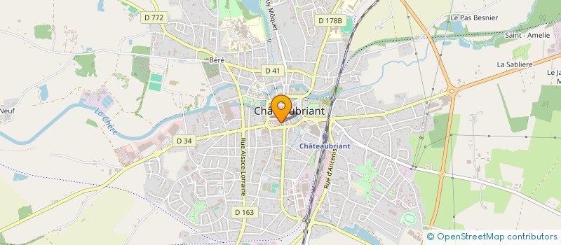 localisation de l'entreprise MADAME BETTY LHOMMELAIS  CHATEAUBRIANT