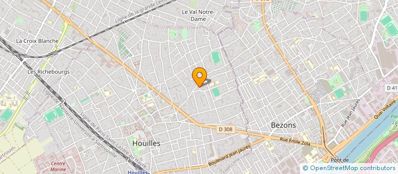 localisation de l'entreprise MADAME BETTY LOURENCO  HOUILLES