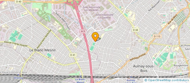 localisation de l'entreprise MADAME BETTY MAINTENANT  AULNAY-SOUS-BOIS