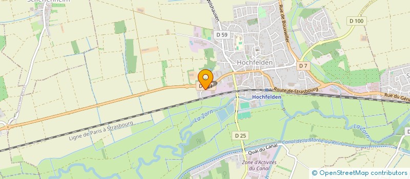 localisation de l'entreprise MADAME BETTY MAKSIC  HOCHFELDEN