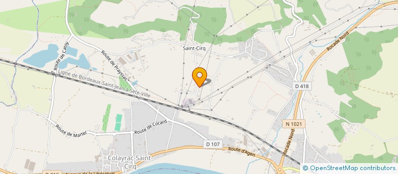 localisation de l'entreprise MADAME BETTY MARIE-FRANCOISE  COLAYRAC-SAINT-CIRQ