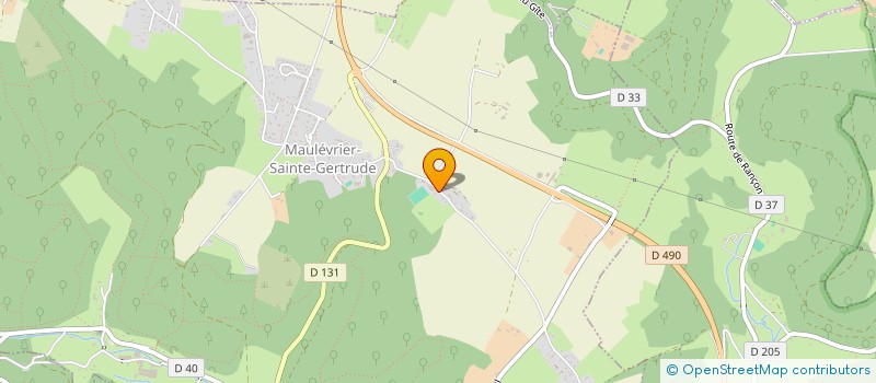 localisation de l'entreprise MADAME BETTY MICHAUX  MAULEVRIER-SAINTE-GERTRUDE