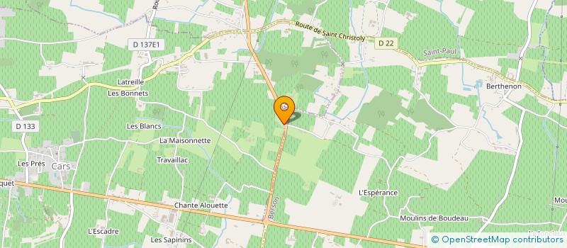 localisation de l'entreprise MADAME BETTY MICHENEAU  CARS