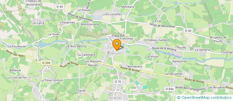 localisation de l'entreprise MADAME BETTY NICOLINI  DENICE