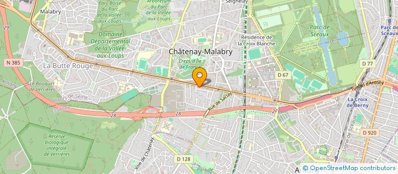 localisation de l'entreprise MADAME BETTY NOU  CHATENAY-MALABRY