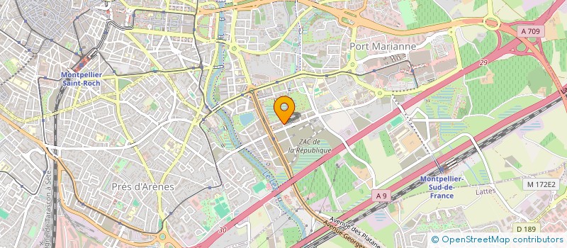 localisation de l'entreprise MADAME BETTY PARRENO  MONTPELLIER