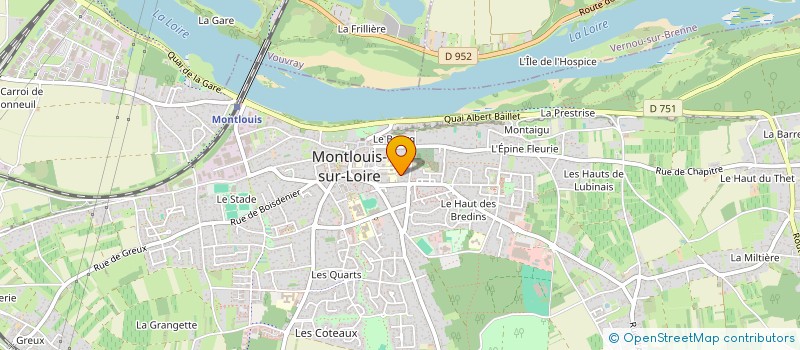 localisation de l'entreprise MADAME BETTY PELMONT à MONTLOUIS-SUR-LOIRE