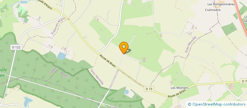 localisation de l'entreprise MADAME BETTY POMMIER  GREZ-NEUVILLE