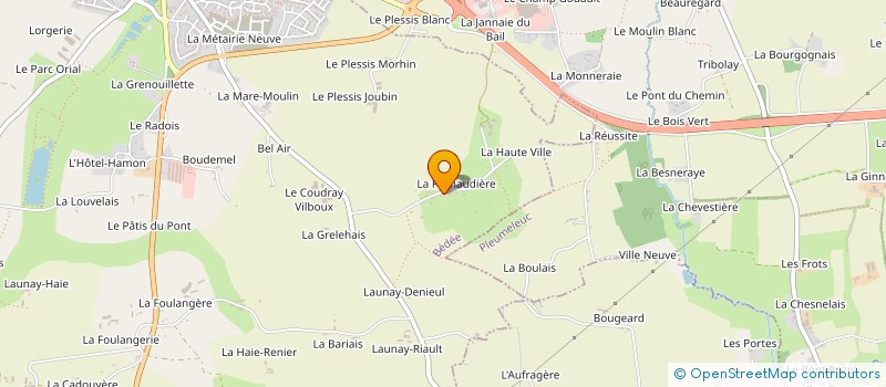 localisation de l'entreprise MADAME BETTY POULET à BEDEE