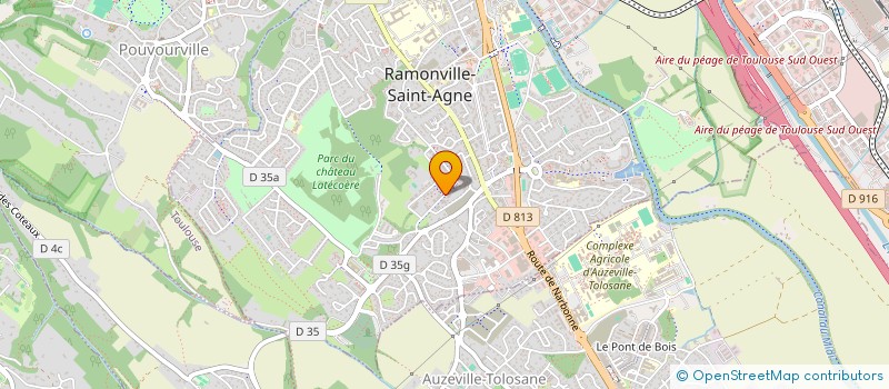 localisation de l'entreprise MADAME BETTY POURCIEL  RAMONVILLE-SAINT-AGNE