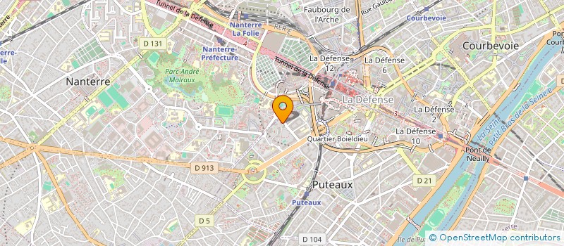 localisation de l'entreprise MADAME BETTY RADJOU  PUTEAUX