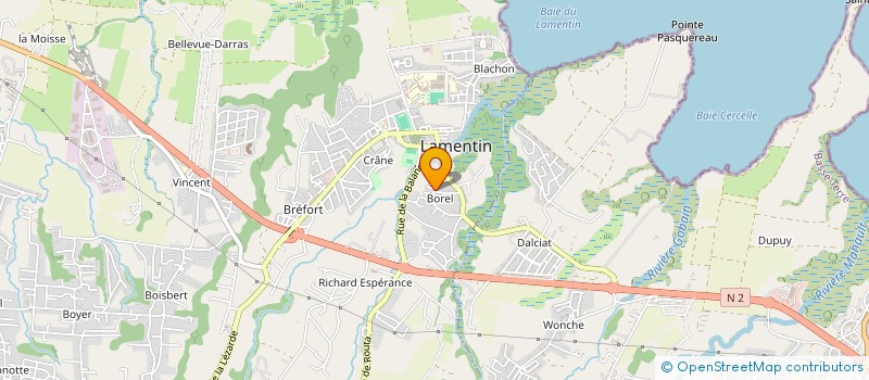 localisation de l'entreprise MADAME BETTY RAMADE  LAMENTIN