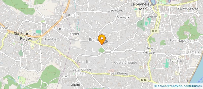 localisation de l'entreprise MADAME BETTY RICCIOLO à LA SEYNE-SUR-MER