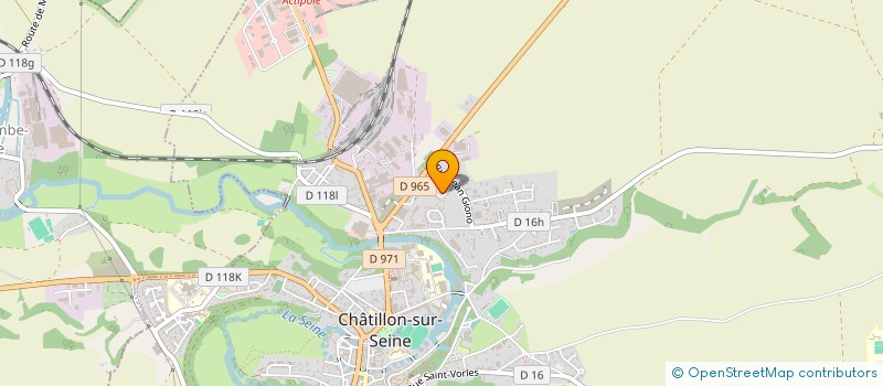 localisation de l'entreprise MADAME BETTY RYBARCZYK  CHATILLON-SUR-SEINE