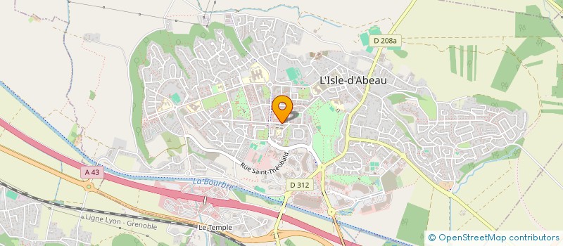 localisation de l'entreprise MADAME BETTY SAGNINI à L'ISLE-D'ABEAU