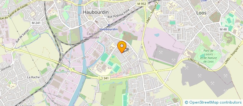 localisation de l'entreprise MADAME BETTY TEIRBROOD  HAUBOURDIN