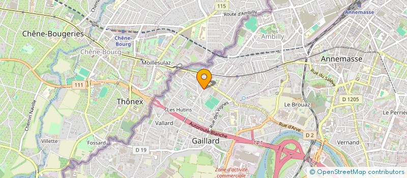 localisation de l'entreprise MADAME BETTY THARAPANYA  GAILLARD