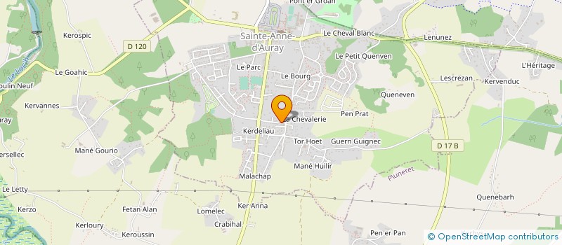 localisation de l'entreprise MADAME BETTY THERESE LEONE PITRE  SAINTE ANNE D'AURAY