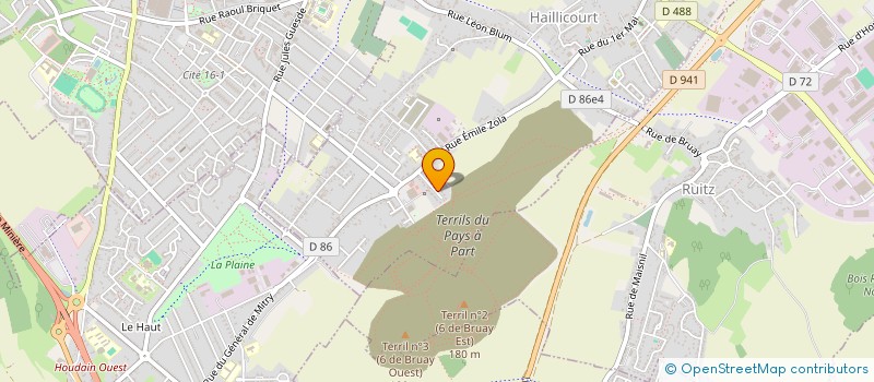 localisation de l'entreprise MADAME BETTY TRINEZ  HAILLICOURT