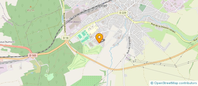 localisation de l'entreprise MADAME BETTY VINCENT  VITTEL