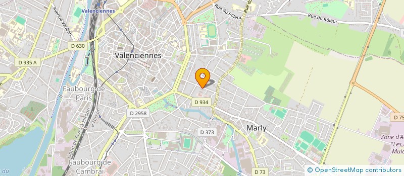 localisation de l'entreprise MADAME BETTY WALDER  VALENCIENNES