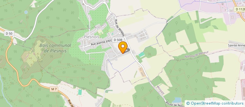 localisation de l'entreprise MADAME BETTY WERRA  PLESNOIS