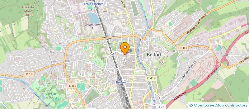 localisation de l'entreprise MADAME BETUL CAPACI à BELFORT