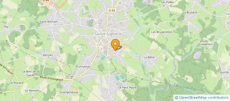 localisation de l'entreprise MADAME BETUL CELIKOZ à SAINTE-SIGOLENE