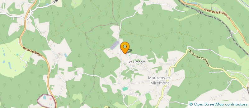 localisation de l'entreprise MADAME BETULA ABASSI  MAUZENS-ET-MIREMONT