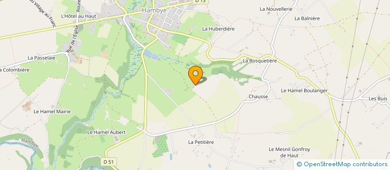 localisation de l'entreprise MADAME BEVERLEY ANNE BEAUDINE  HAMBYE