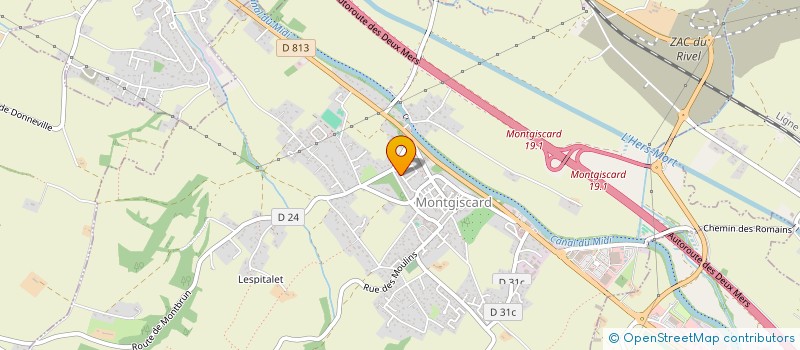 localisation de l'entreprise MADAME BEVERLEY BENO  MONTGISCARD