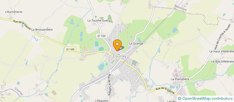 localisation de l'entreprise MADAME BEVERLEY COOPER  COURLAY