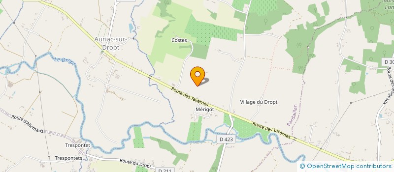 localisation de l'entreprise MADAME BEVERLEY HAWTIN  PARDAILLAN