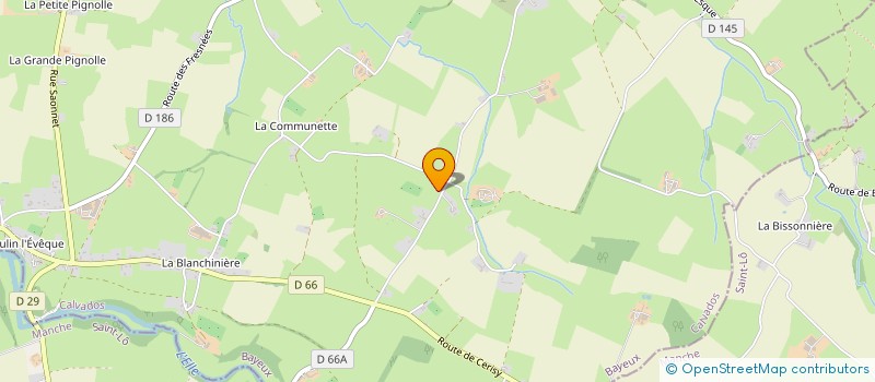 localisation de l'entreprise MADAME BEVERLEY HULL  SAINTE-MARGUERITE-D'ELLE