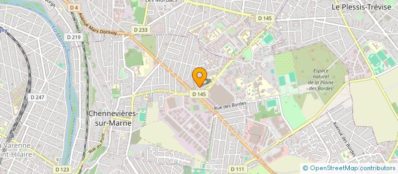 localisation de l'entreprise MADAME BEVERLEY MORVANY  CHENNEVIERES-SUR-MARNE