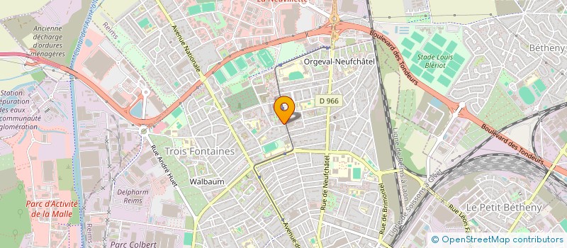 localisation de l'entreprise MADAME BEVERLEY WAUTHIER  REIMS