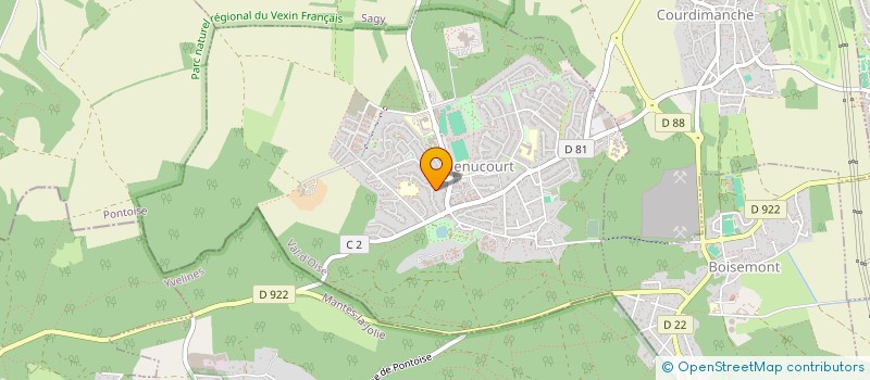 localisation de l'entreprise MADAME BEVERLY FOURCADE-LOUBERE  MENUCOURT