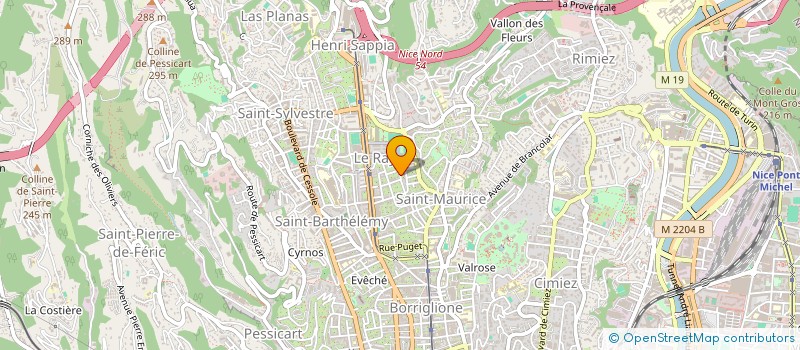 localisation de l'entreprise MADAME BEVERLY JANNOT  NICE