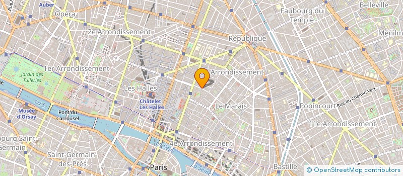 localisation de l'entreprise MADAME BEVERLY KOHEN  PARIS