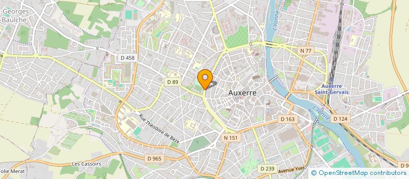 localisation de l'entreprise MADAME BEVERLY LAVOINE à AUXERRE