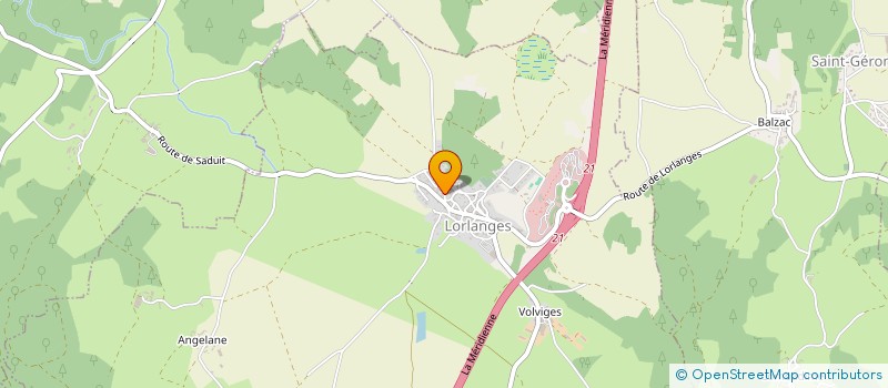 localisation de l'entreprise MADAME BEVERLY ORER  LORLANGES