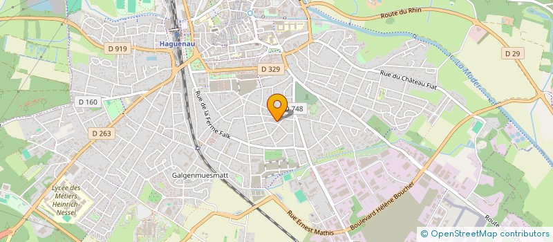 localisation de l'entreprise MADAME BEYZA DAMBURACI  HAGUENAU