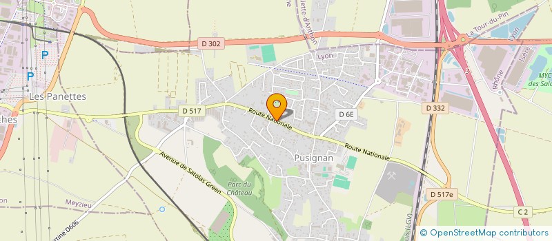 localisation de l'entreprise MADAME BEYZA-NUR CALISKAN  PUSIGNAN